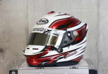 HELMET PAINT 211 ARAI GP6S RED lame