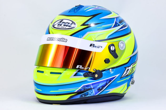 Helmet paint ARAI GP6S Photo grafic KEISUKE.W