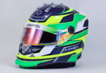 HELMET PAINT 336 SCHUBERTH SP1 CARBON FIA K.MAEDA HELMET PAINT 336 SCHUBERTH SP1 FIA K.MAEDA