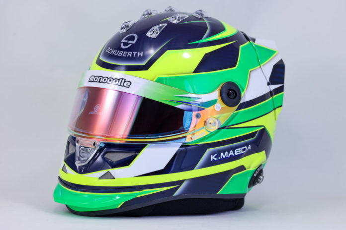 HELMET PAINT 336 SCHUBERTH SP1 FIA K.MAEDA