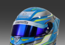 HELMET PAINT 205 SCHUBERTH SP1 BLUE/YELLOW SCHUBERTH 4輪ヘルメット