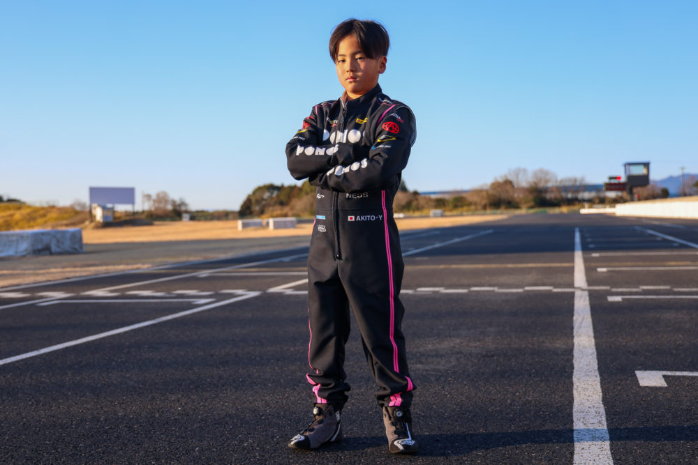 横山 輝翔　monocolle Marina Racing kart suit UNIK HIROTEX RACING 
