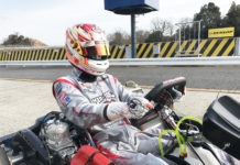 全日本カート選手権 三村壮太郎選手 STILOヘルメット -273グローブを着用へ