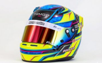 Helmet paint 340 ARAI CK-6K Junior helmet AKITO YOKOYAMA Helmet paint 340 ARAI CK-6K Junior helmet AKITO YOKOYAMA