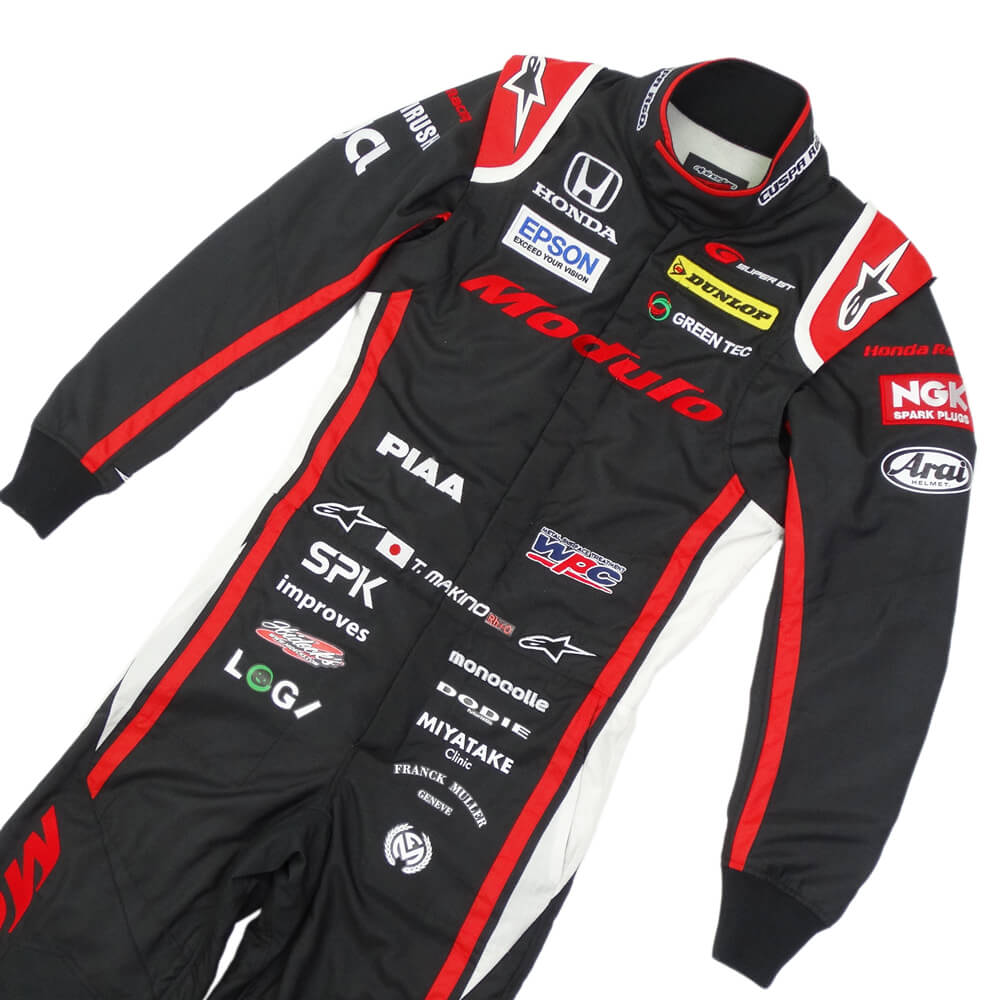 alpinestars customized racing suit T.MAKINO SUPER GT500 HONDA 
