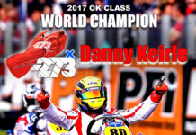 -273 レーシングカートグローブ 着用 Danny Keirle 世界選手権優勝