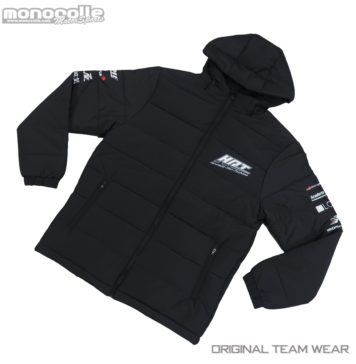 Original custom Polyester fill Team wear HRT RACING KRT オリジナル ポリエステルダウンジャケット製作