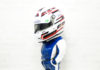HELMET MINI DISPLAY STAND BLUE
