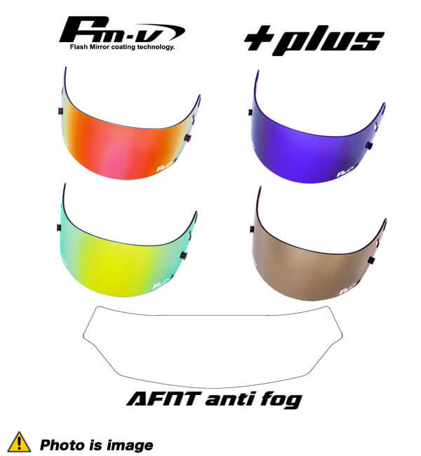 AFNT Anti Fog version Fm-v Plus mirror coating visor for CK-6S
