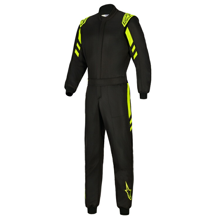 2026 NEW MODELアルパインスターズ GP RACE V3 SUIT FIA ブラック×イエロー(155) レーシングスーツ FIA8856-2018公認モデル (3350126-155) MY2026
