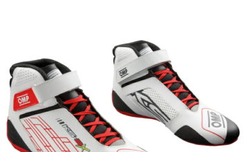 OMP Racing kart shoes FIA model KS-2X and New KS-3 2026 NEWモデル! OMP KS-2X FIA SHOES ホワイト×レッド(220) レーシングシューズ FIA8877-2022公認モデル レーシングカート・走行会用 KC0-0839-A01-220) MY2026