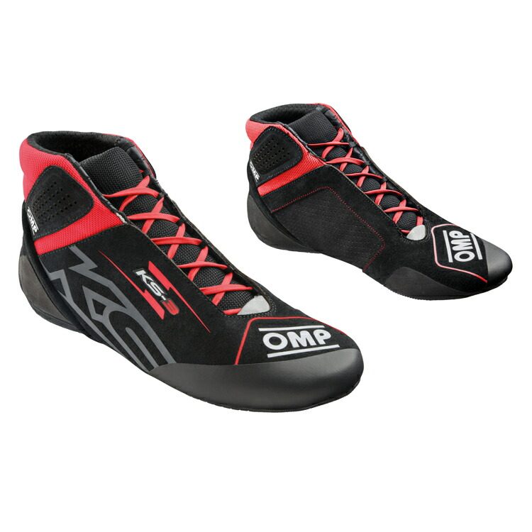 imgrc0122160885 - monocolle mototor sport Japan 2026 NEWモデル! OMP KS-3 SHOES ブラック×レッド(073) レーシングシューズ レーシングカート・走行会用 (KC0-0840-A01-073) MY2026