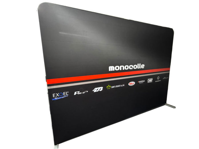 imgrc0122260107 ピットパーテーション イベント 展示会 簡単組立 自立式 印刷 デザイン自由 ストレッチファブリック パーテーション オリジナルデザイン制作