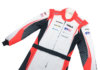 monocolle Marina UNIK custom kart racing suits carbon red