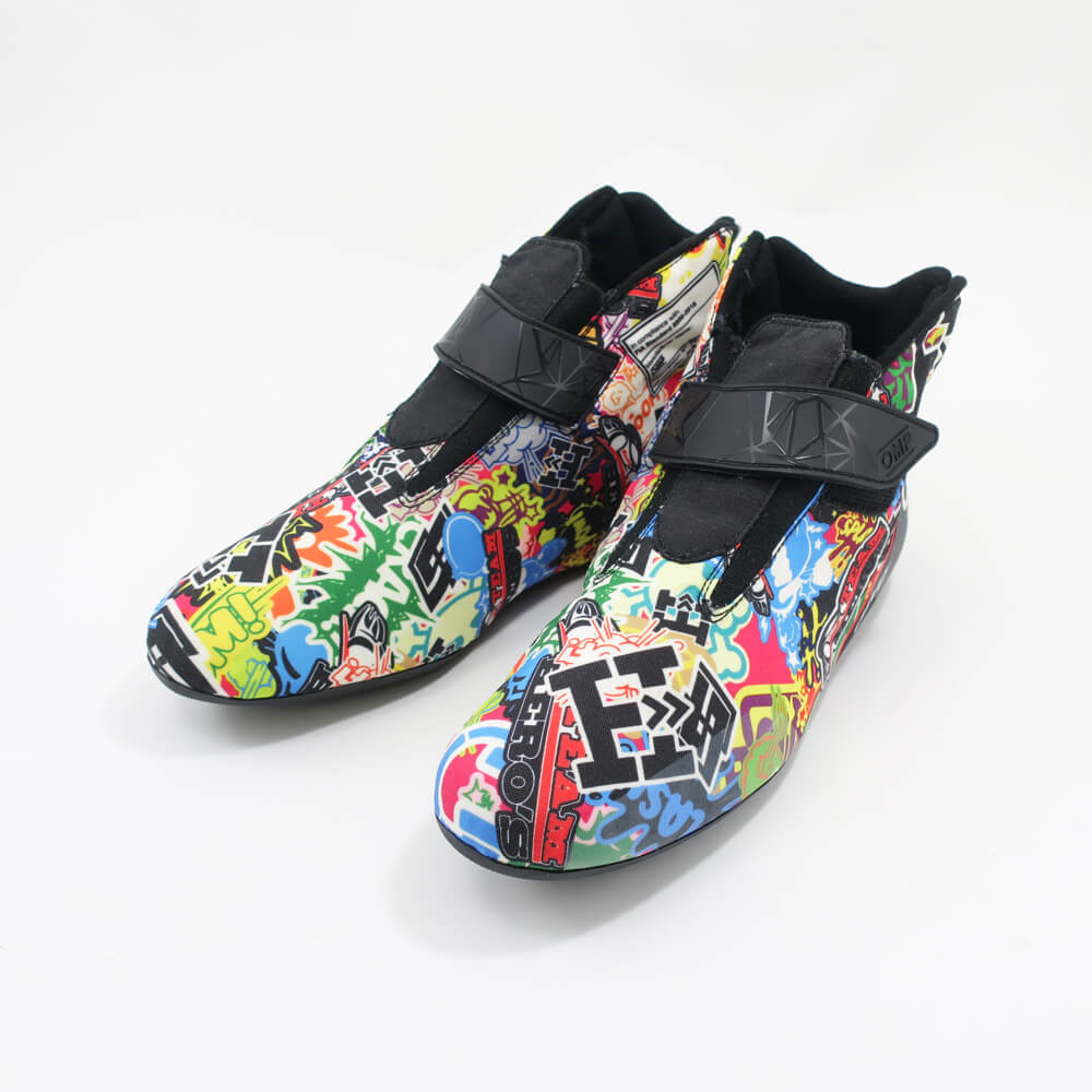 Custom sneakers shoes paint - monocolle motor sport Japan