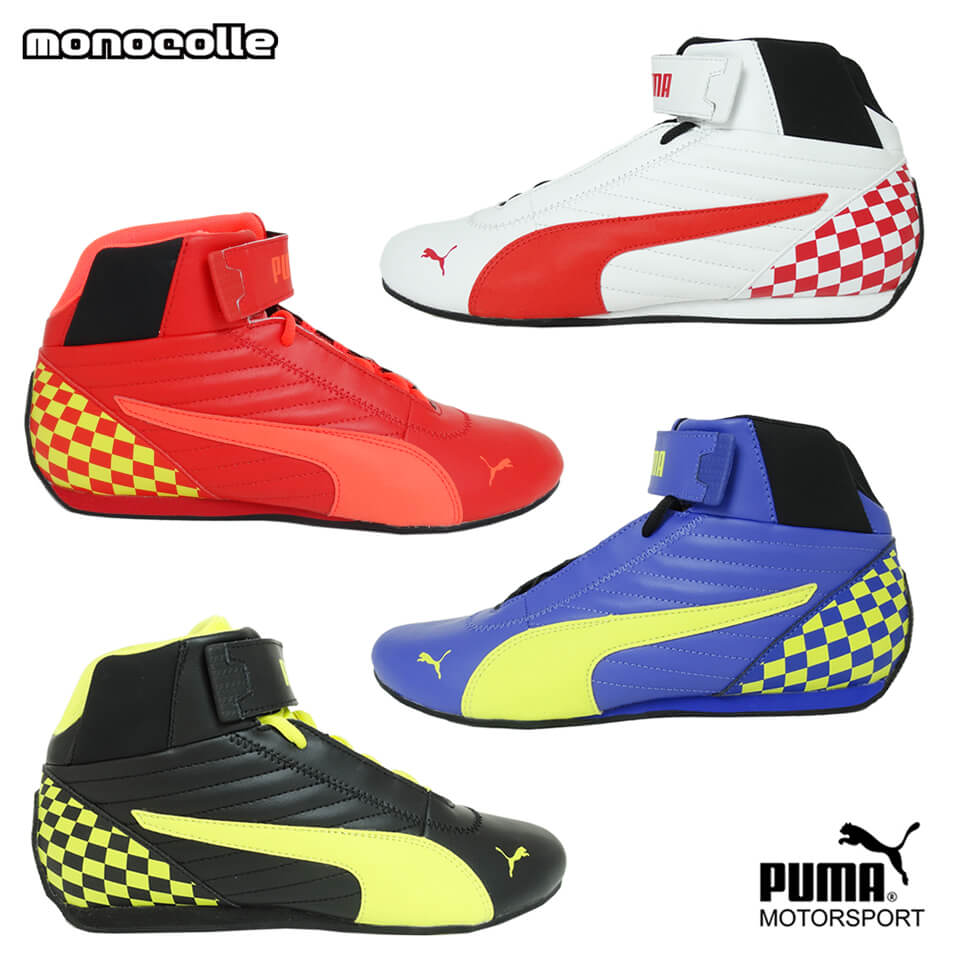 PUMA PUMA Kart Cat Mid 3 Racing Kart Shoes monocolle mototor sport ...