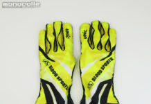 monocolle Marina UNIC Custom design racing gloves BLOOD SPORTS Yellow monocolle Marina UNIC Custom desing racing gloves