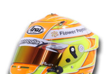 HELMET PAINT 210 ARAI GP6 FLOWER PAYMENT